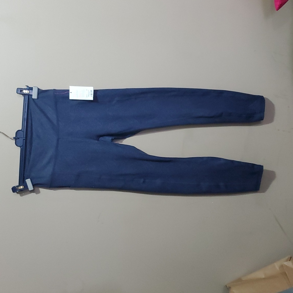 Shambhala live in comfort high rise blue leggings size 7/8